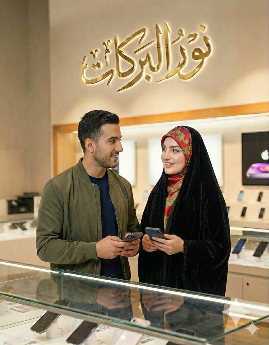 داخل معرض نور البركات للاتصالات